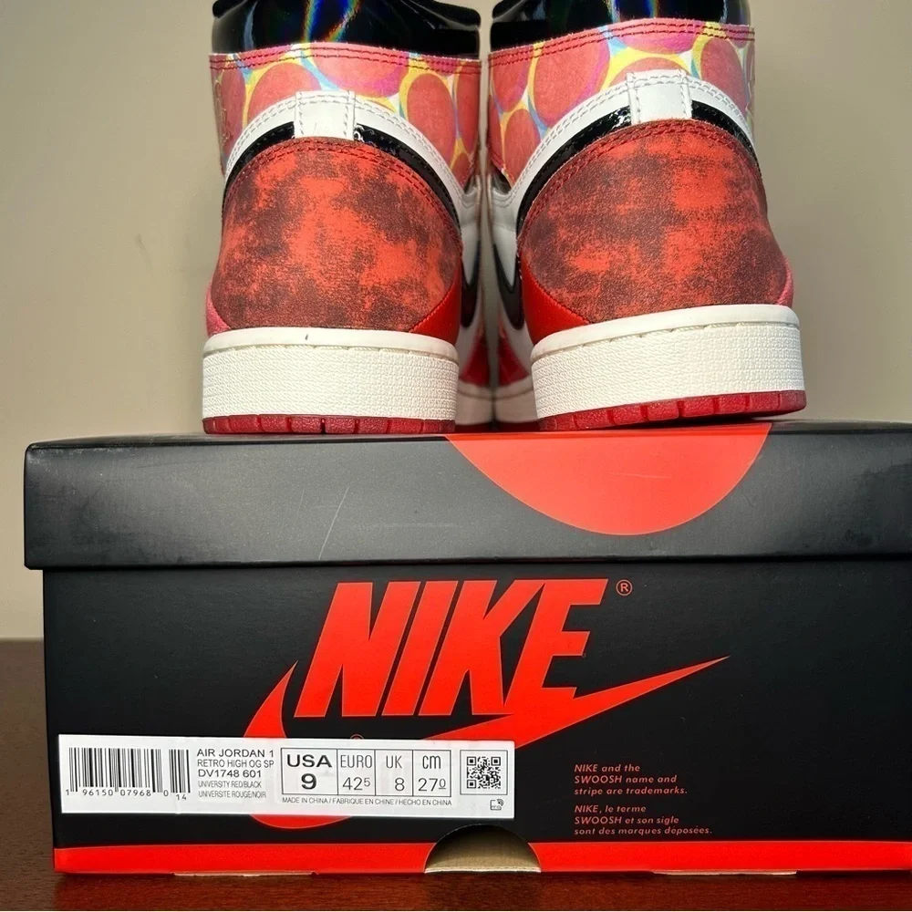 Nike Air Jordan 1 High OG Spider-Man Across the Spider-Verse (9 M / 10.5 W)